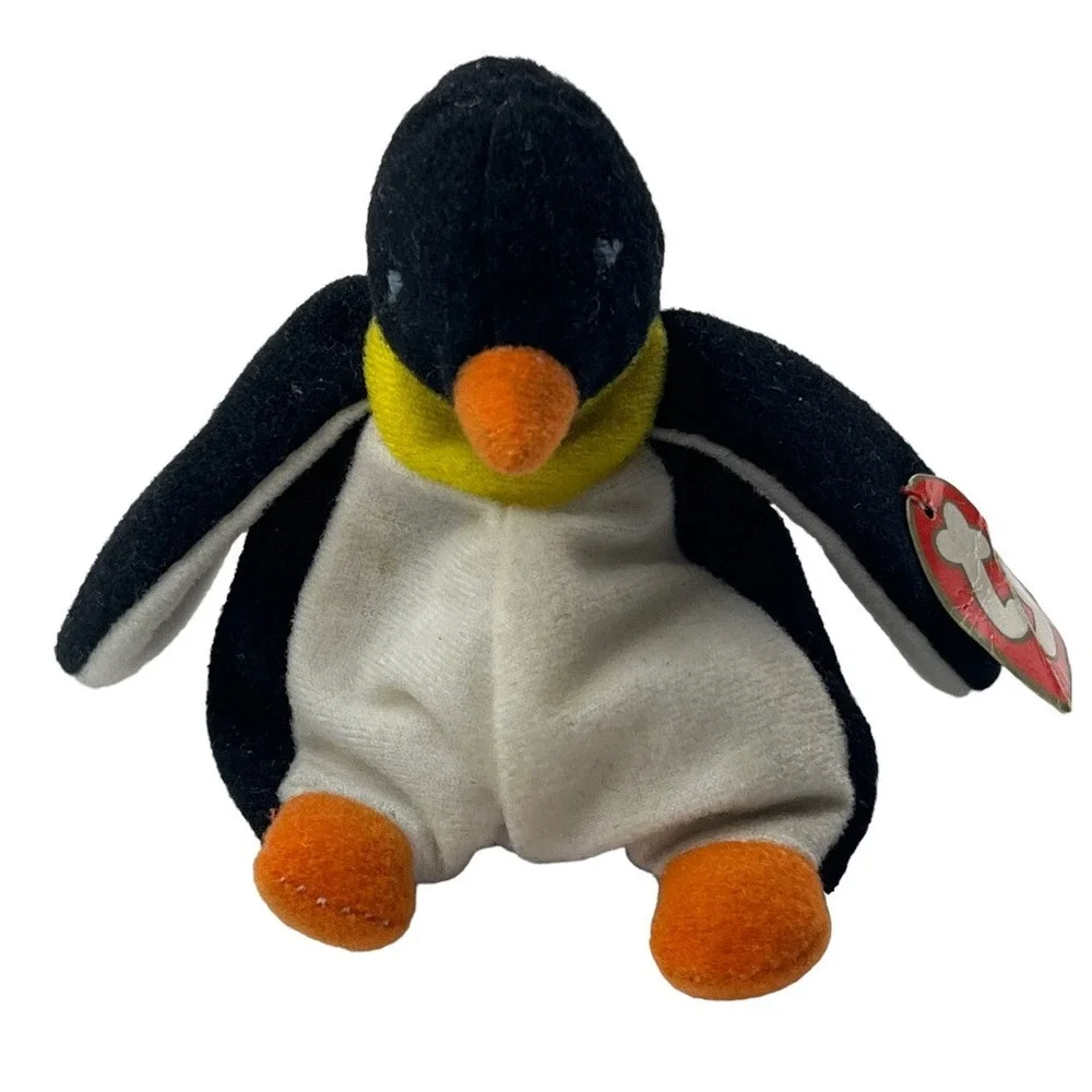 McDonalds Lot of 7 Vintage 1993 Teenie Beanie Babies‎ Pinchers Nuts Squirrel Etc
